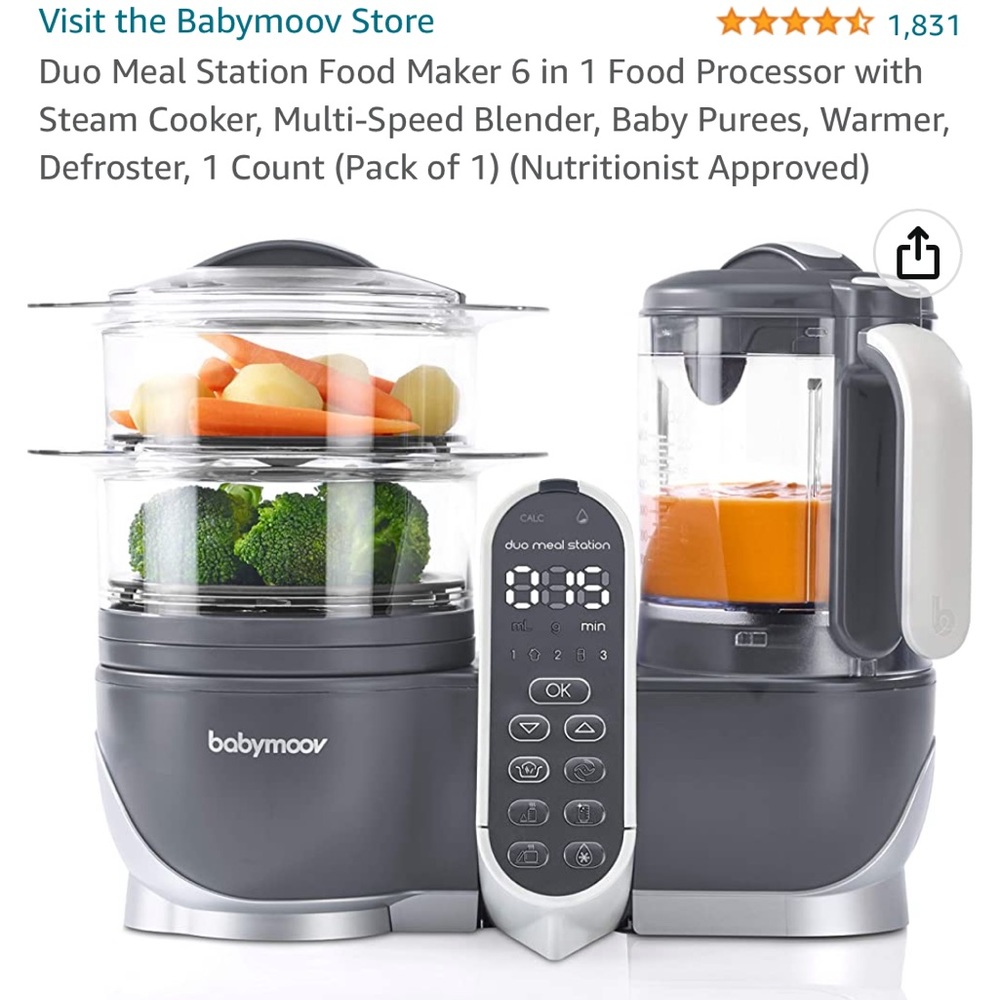 6 in 1 baby food maker